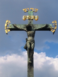 Crucifix on Charles Bridge